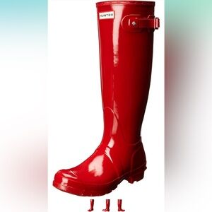 Red Hunter Boots